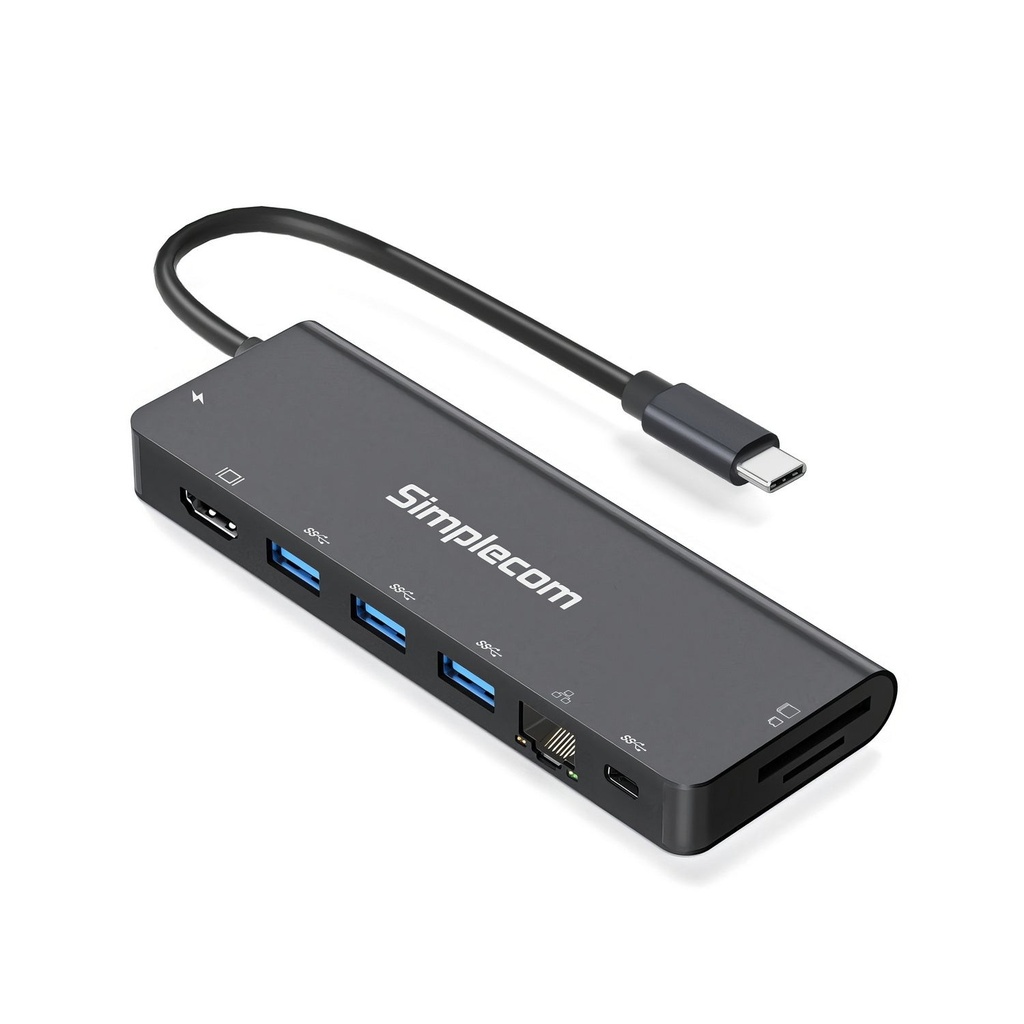 Simplecom USB-C 9-in-1 Multiport Docking Station