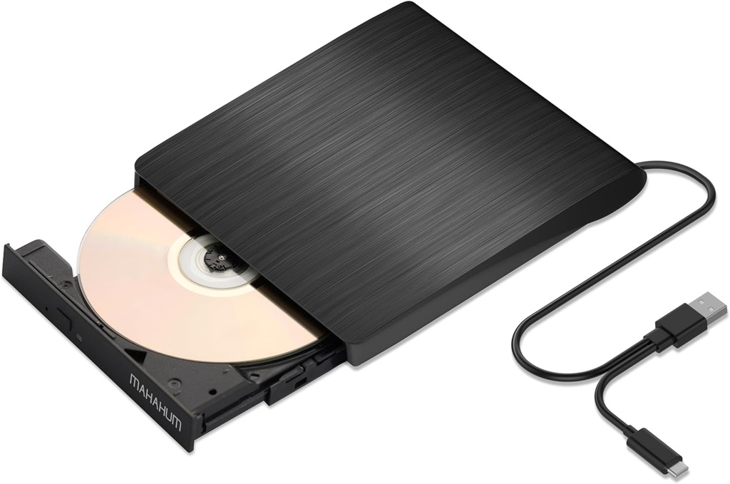 External CD/DVD Drive USB-A or USB-C