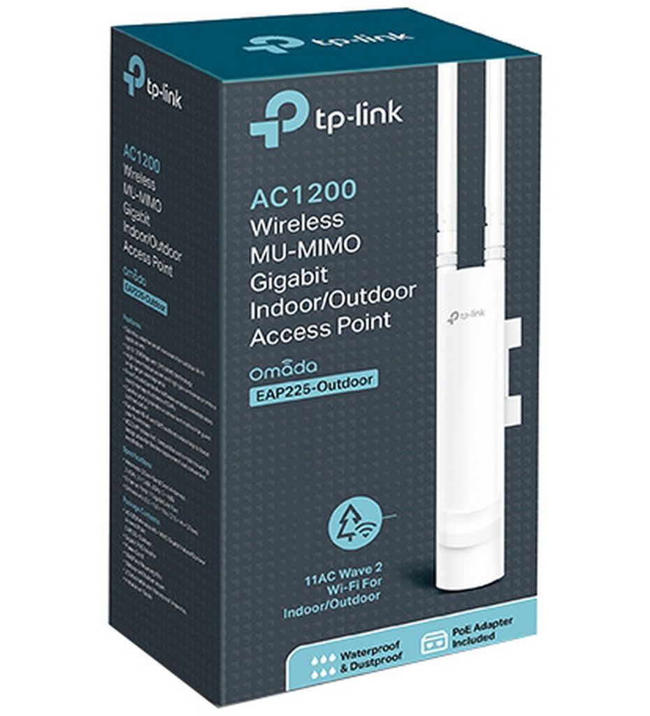 TP-Link Omada EAP225-Outdoor (AC1200) – Dual-Band Outdoor Access Point