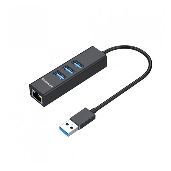 SIMPLECOM CHN420 USB 3.2 Gen 1 Hub + Gigabit Ethernet Adapter (CBAT-USBCLAN)
