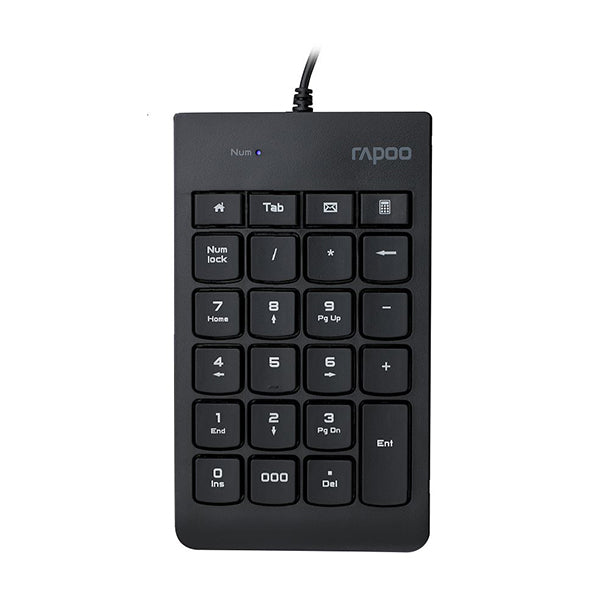 RAPOO K10 Wired Numeric NumberPad Keyboard
