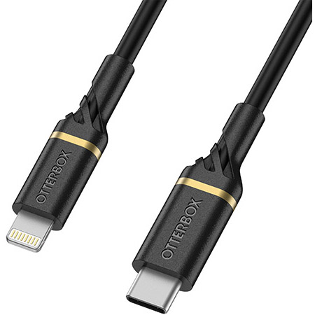 OtterBox Lightning to USB‑C Fast Charge Cable 1m – (Black)